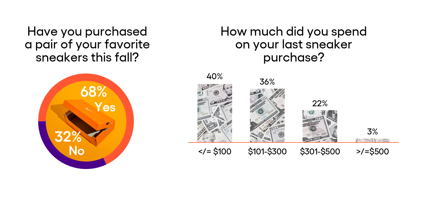 Have you purchased a pair of sneakers this fall? How much did you spend?