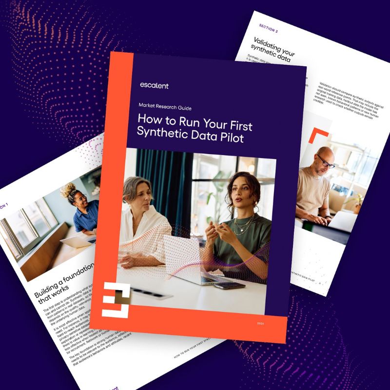 Learn how to run your first synthetic data pilot in market research.